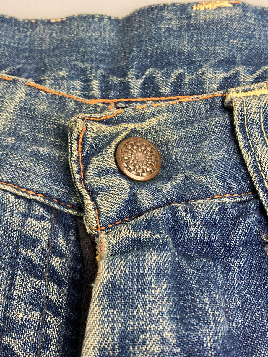【現状渡し品】【メンズ】 VINTAGE ヴィンテージ 60-70S STORE DENIM PANT 60年代 70年代 ストア デニム パンツ メンズ ボトムス ジーンズ ジーパン 157-251214-em-54-min カラー：インディゴブルー 万代Net店