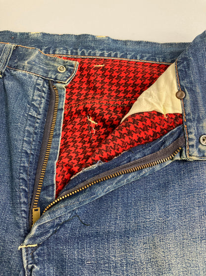 【現状渡し品】【メンズ】 VINTAGE ヴィンテージ 60-70S STORE DENIM PANT 60年代 70年代 ストア デニム パンツ メンズ ボトムス ジーンズ ジーパン 157-251214-em-54-min カラー：インディゴブルー 万代Net店