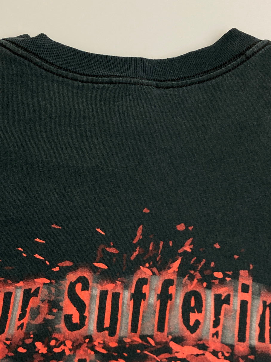 【現状渡し品】【メンズ】 HELLRAISER ヘルレイザー 2002 MOOVIE TEE 2002年 ムービー プリント Tシャツ メンズ トップス 半袖 146-251214-em-47-min サイズ：L カラー：ブラック 万代Net店