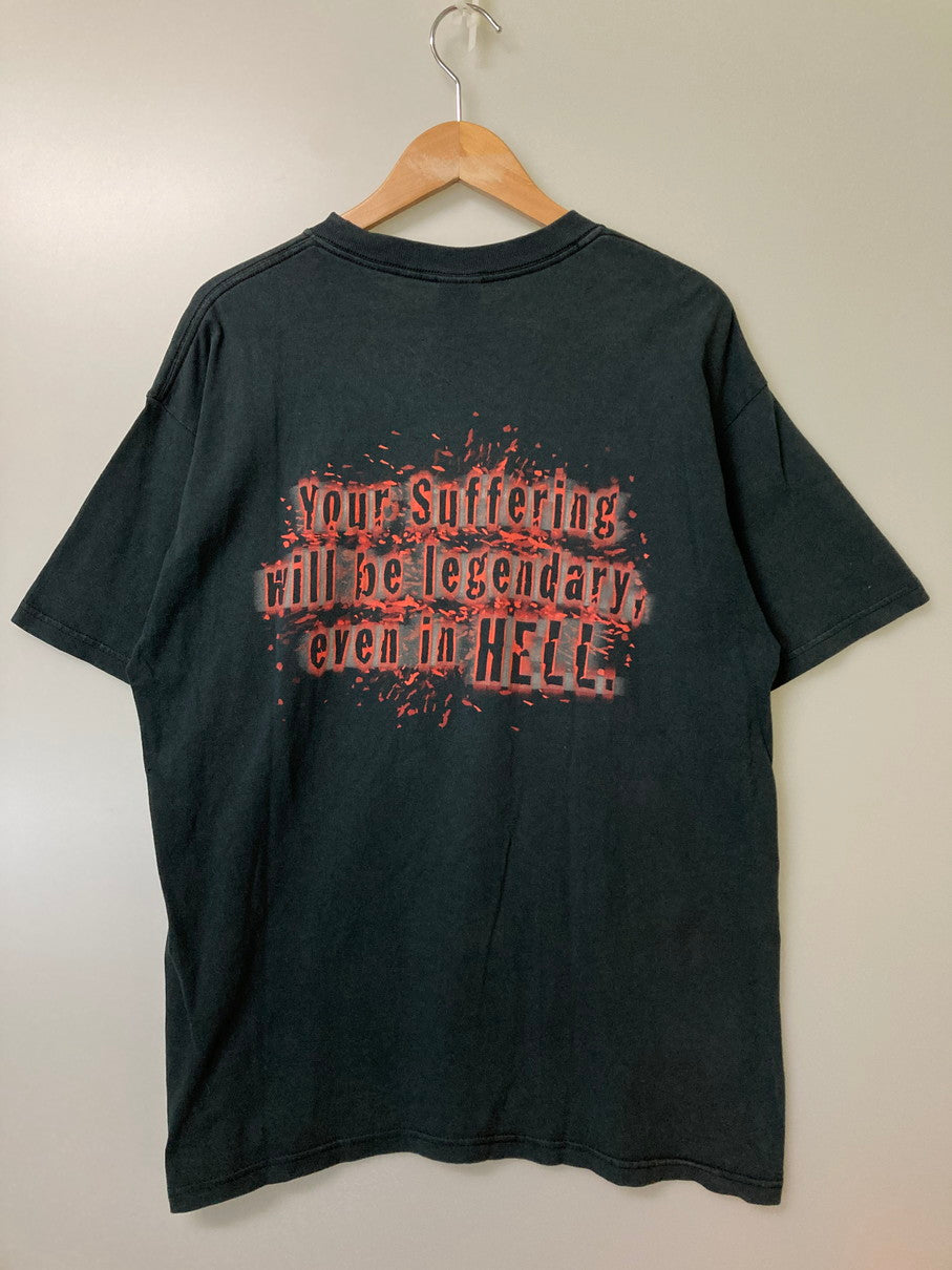 【現状渡し品】【メンズ】 HELLRAISER ヘルレイザー 2002 MOOVIE TEE 2002年 ムービー プリント Tシャツ メンズ トップス 半袖 146-251214-em-47-min サイズ：L カラー：ブラック 万代Net店