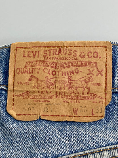 【現状渡し品】【メンズ】 Levi's リーバイス 505-0217 DENIM PANTS 80'S デニム パンツ メンズ ボトムス ジーパン ジーンズ 80年代 ヴィンテージ 157-251214-em-56-min サイズ：W36×L31 カラー：インディゴブルー 万代Net店