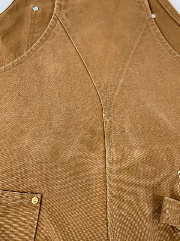 【中古品】【メンズ】 Carhartt カーハート ダブルニー オーバーオール R01 BRN オールインワン ツナギ サロペット 157-251216-em-45-min サイズ：44×34 カラー：ブラウン 万代Net店