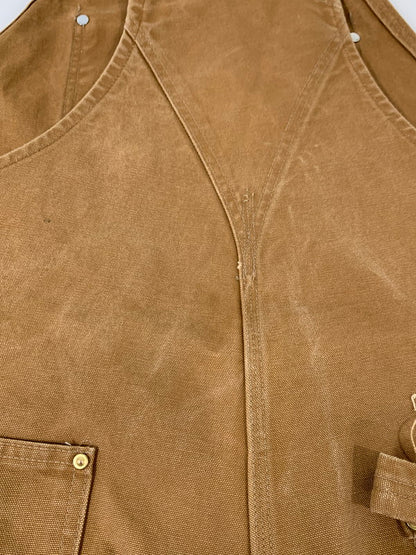 【中古品】【メンズ】 Carhartt カーハート ダブルニー オーバーオール R01 BRN オールインワン ツナギ サロペット 157-251216-em-45-min サイズ：44×34 カラー：ブラウン 万代Net店