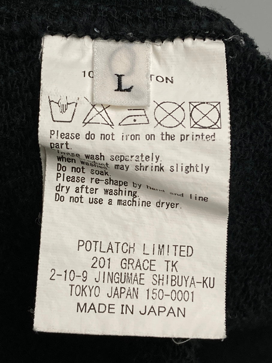 【中古品】【メンズ】 C.E CAVEMPT シーイー キャブエンプト GRAPHIC SWEATSHIRT グラフィック スウェット シャツ メンズ トップス トレーナー 142-251214-em-45-min サイズ：L カラー：ブラック 万代Net店