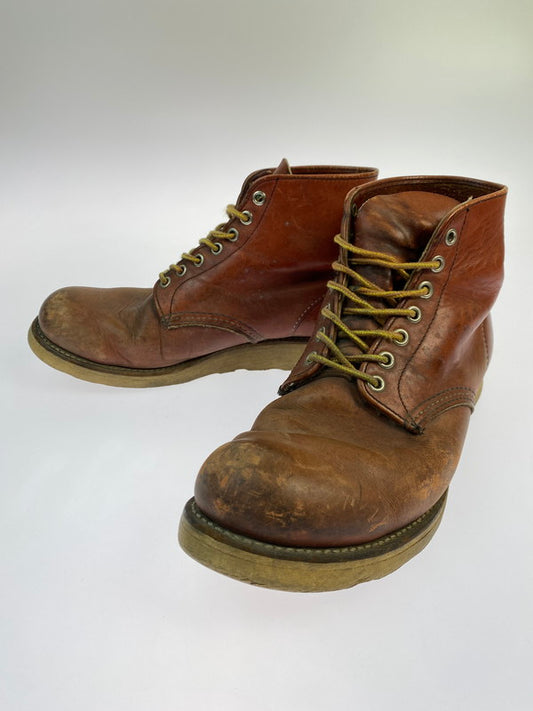 【現状渡し品】【メンズ】 RED WING レッドウィング IRISH SETTER 90'S 半円犬タグ アイリッシュ セッター 90年代 メンズ レザー ブーツ ヴィンテージ シューズ 靴 164-251218-em-15-min サイズ：9 1/2 カラー：ブラウン 万代Net店
