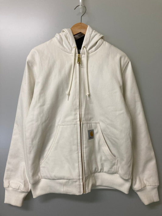 【中古品】【メンズ】 Carhartt カーハート WIP ダブリューアイ ピー ACTIVE JACKET I023083 アクティブ ジャケット アウター 142-251216-jt-09-min サイズ：S カラー：アイボリー 万代Net店