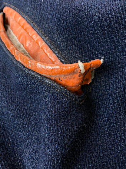 【現状渡し品】【メンズ】 DELONG デロング WOOL VARSITY JACKET 70-80'S ウール バーシティー ジャケット メンズ アウター ブルゾン 146-251216-em-21-min カラー：ネイビー 万代Net店