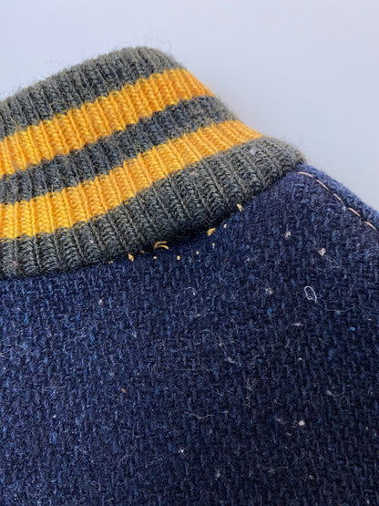 【現状渡し品】【メンズ】 DELONG デロング WOOL VARSITY JACKET 70-80'S ウール バーシティー ジャケット メンズ アウター ブルゾン 146-251216-em-21-min カラー：ネイビー 万代Net店