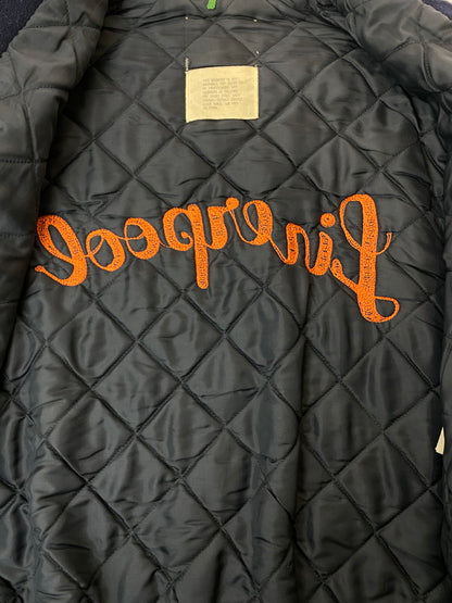 【現状渡し品】【メンズ】 DELONG デロング WOOL VARSITY JACKET 70-80'S ウール バーシティー ジャケット メンズ アウター ブルゾン 146-251216-em-21-min カラー：ネイビー 万代Net店