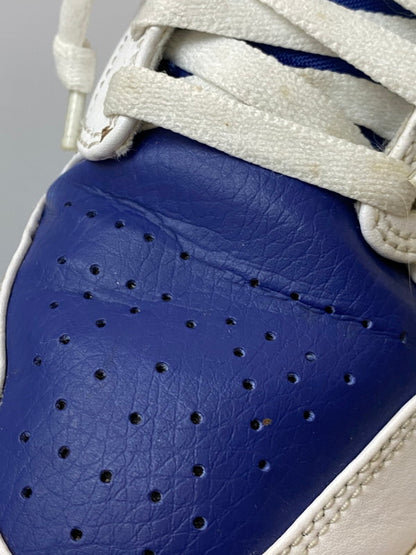 【中古品】【メンズ】 NIKE ナイキ AIR JORDAN 1 MID WHITE NAVY YELLOW 554724-131 エアジョーダン1 ミッド メンズ スニーカー 靴 シューズ 160-251216-em-29-min サイズ：26.0cm カラー：ホワイト/ネイビー/イエロー 万代Net店