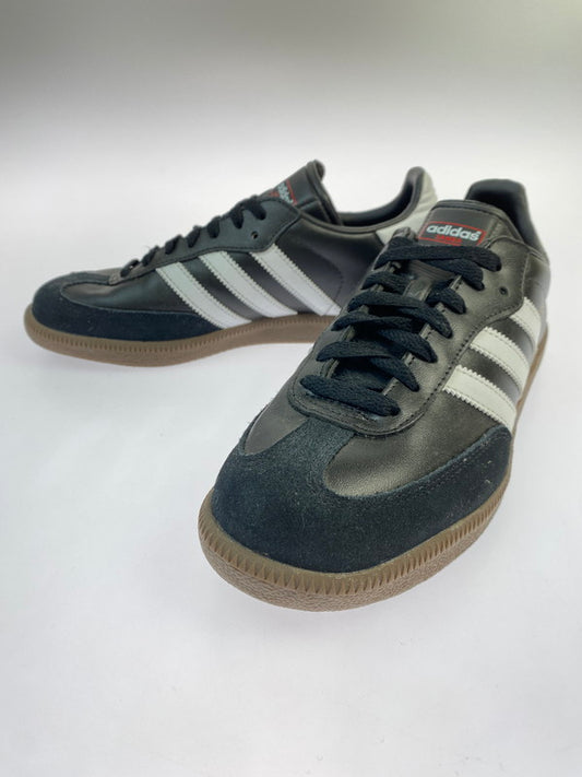 【中古品】【メンズ】 adidas アディダス ADIDAS 019000 SAMBA LEATHER CORE BLACK サンバ レザー メンズ シューズ スニーカー 靴 161-251218-em-06-min サイズ：26.5cm カラー：コアブラック 万代Net店