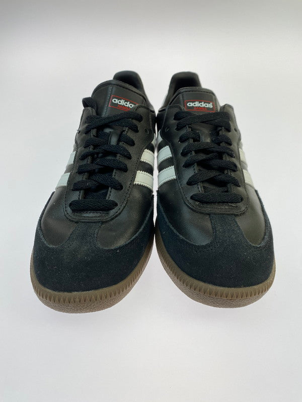 【中古品】【メンズ】 adidas アディダス ADIDAS 019000 SAMBA LEATHER CORE BLACK サンバ レザー メンズ シューズ スニーカー 靴 161-251218-em-06-min サイズ：26.5cm カラー：コアブラック 万代Net店