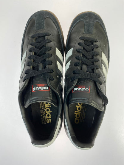 【中古品】【メンズ】 adidas アディダス ADIDAS 019000 SAMBA LEATHER CORE BLACK サンバ レザー メンズ シューズ スニーカー 靴 161-251218-em-06-min サイズ：26.5cm カラー：コアブラック 万代Net店