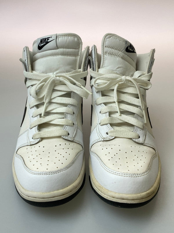【中古品】【メンズ】 NIKE ナイキ DUNK HIGH WHITE BLACK 904233-103 ダンク ハイ メンズ スニーカー 靴 シューズ 160-251216-em-31-min サイズ：27.0cm カラー：ホワイト/ブラック 万代Net店