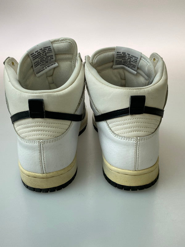【中古品】【メンズ】 NIKE ナイキ DUNK HIGH WHITE BLACK 904233-103 ダンク ハイ メンズ スニーカー 靴 シューズ 160-251216-em-31-min サイズ：27.0cm カラー：ホワイト/ブラック 万代Net店
