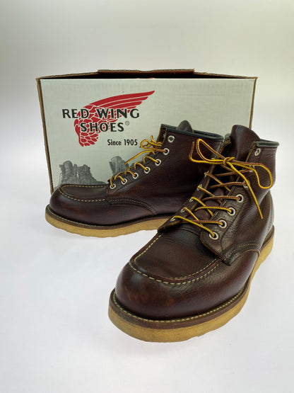 【中古品】【メンズ】 RED WING レッドウィング 6INCH CLASSIC MOC 8138 ６インチ クラシック モック メンズ レザー ブーツ 靴 シューズ 164-251218-em-14-min サイズ：27.0cm カラー：ブライアー オイルスリック 万代Net店