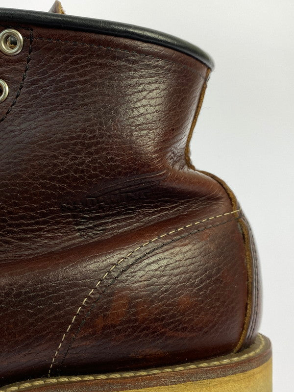 【中古品】【メンズ】 RED WING レッドウィング 6INCH CLASSIC MOC 8138 ６インチ クラシック モック メンズ レザー ブーツ 靴 シューズ 164-251218-em-14-min サイズ：27.0cm カラー：ブライアー オイルスリック 万代Net店