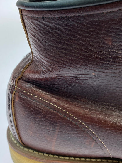 【中古品】【メンズ】 RED WING レッドウィング 6INCH CLASSIC MOC 8138 ６インチ クラシック モック メンズ レザー ブーツ 靴 シューズ 164-251218-em-14-min サイズ：27.0cm カラー：ブライアー オイルスリック 万代Net店