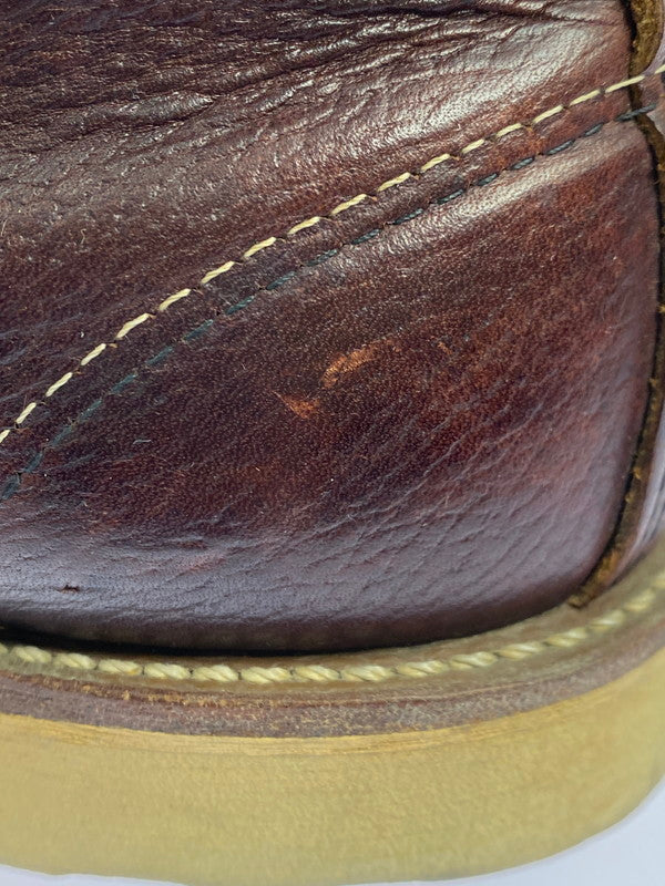 【中古品】【メンズ】 RED WING レッドウィング 6INCH CLASSIC MOC 8138 ６インチ クラシック モック メンズ レザー ブーツ 靴 シューズ 164-251218-em-14-min サイズ：27.0cm カラー：ブライアー オイルスリック 万代Net店