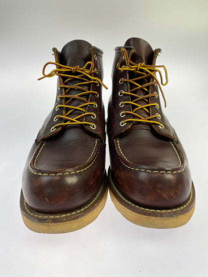 【中古品】【メンズ】 RED WING レッドウィング 6INCH CLASSIC MOC 8138 ６インチ クラシック モック メンズ レザー ブーツ 靴 シューズ 164-251218-em-14-min サイズ：27.0cm カラー：ブライアー オイルスリック 万代Net店