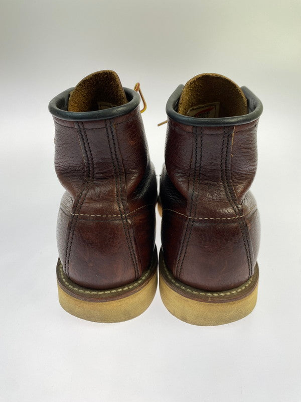 【中古品】【メンズ】 RED WING レッドウィング 6INCH CLASSIC MOC 8138 ６インチ クラシック モック メンズ レザー ブーツ 靴 シューズ 164-251218-em-14-min サイズ：27.0cm カラー：ブライアー オイルスリック 万代Net店