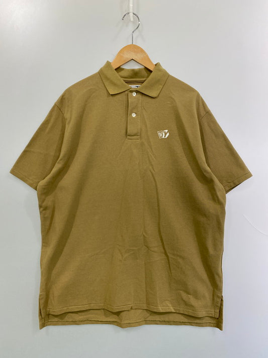 【中古品】【メンズ】 WASTED YOUTH ウェイステッドユース LOGO S S POLO SHIRT ロゴ 半袖 ポロシャツ メンズ トップス 142-251216-em-24-min サイズ：L カラー：ライトモスグリーン 万代Net店