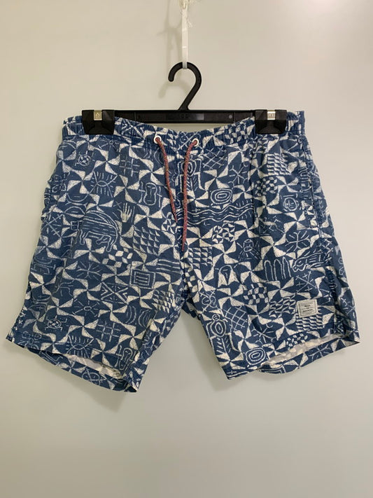 【中古品】【メンズ】 DEUS EX MACHINA デウス エクス マキナSANDBAR SHORT - BURNT SIENNA DMA42159D ショートパンツ ハーフパンツ メンズ 海パン 152-251216-em-54-min サイズ：M カラー：ブルー系 万代Net店