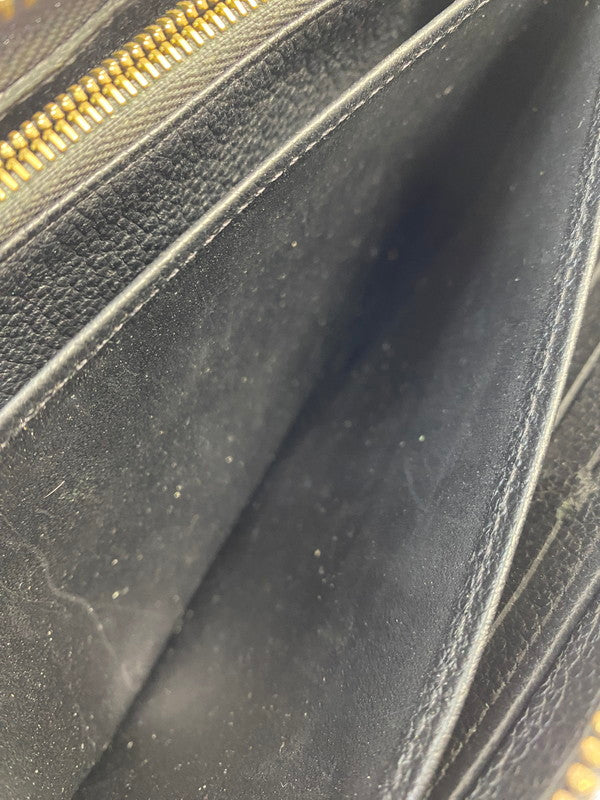 【現状渡し品】【メンズ/レディース】 LOUIS VUITTON ルイ・ヴィトン モノグラム アンプラント ジッピーウォレット M61684 長財布 メンズ レディース 小物 179-251223-em-01-min カラー：ブラック 万代Net店