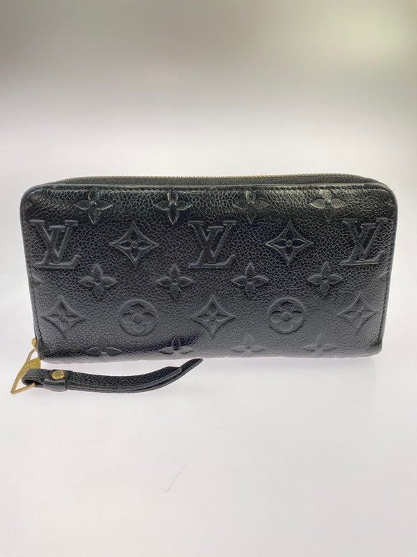 【現状渡し品】【メンズ/レディース】 LOUIS VUITTON ルイ・ヴィトン モノグラム アンプラント ジッピーウォレット M61684 長財布 メンズ レディース 小物 179-251223-em-01-min カラー：ブラック 万代Net店