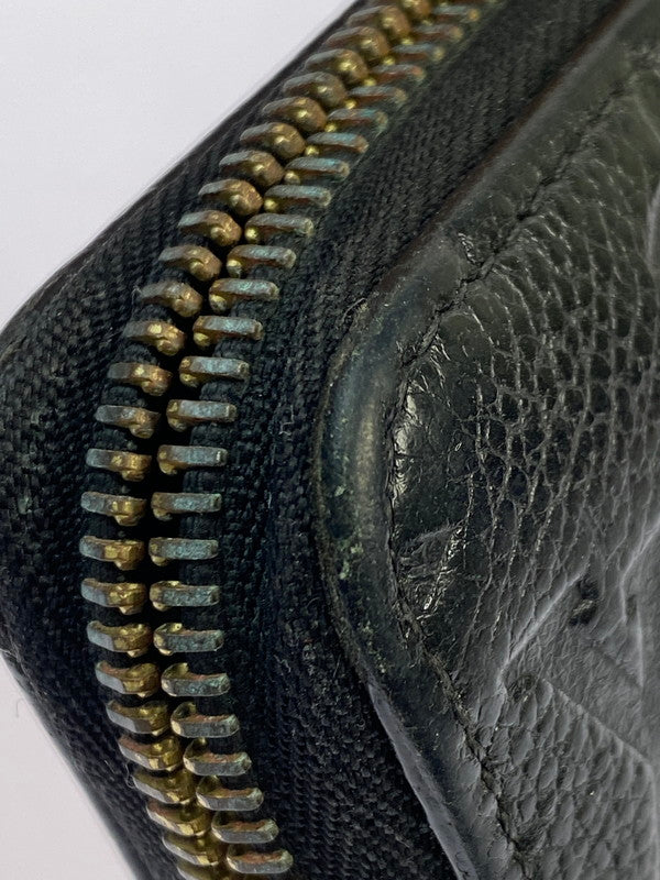 【現状渡し品】【メンズ/レディース】 LOUIS VUITTON ルイ・ヴィトン モノグラム アンプラント ジッピーウォレット M61684 長財布 メンズ レディース 小物 179-251223-em-01-min カラー：ブラック 万代Net店