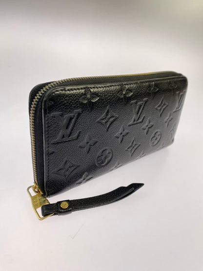 【現状渡し品】【メンズ/レディース】 LOUIS VUITTON ルイ・ヴィトン モノグラム アンプラント ジッピーウォレット M61684 長財布 メンズ レディース 小物 179-251223-em-01-min カラー：ブラック 万代Net店