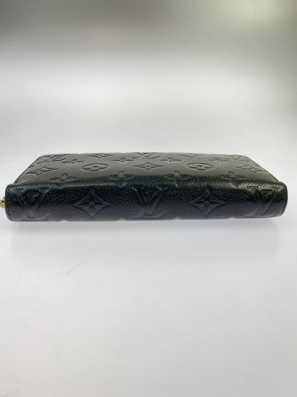 【現状渡し品】【メンズ/レディース】 LOUIS VUITTON ルイ・ヴィトン モノグラム アンプラント ジッピーウォレット M61684 長財布 メンズ レディース 小物 179-251223-em-01-min カラー：ブラック 万代Net店