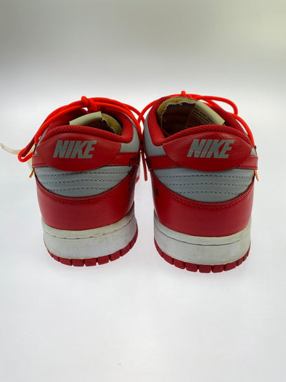 【中古品】【メンズ】 NIKE ナイキ × OFF-WHITE オフホワイト DUNK LOW UNIVERSITY RED WOLF GREY CT0856 600 ダンク ロー スニーカー メンズ シューズ 靴 160-251218-em-02-min サイズ：28.5cm カラー：UNIVERSITY RED / WOLF GREY 万代Net店