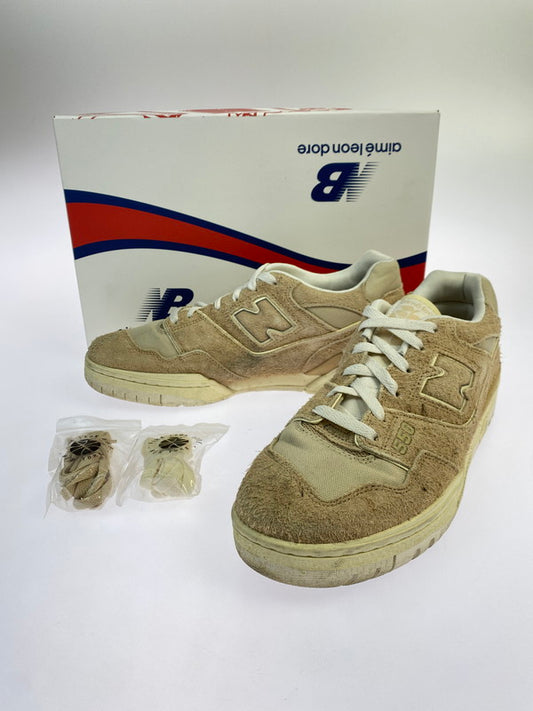 【中古品】【メンズ】 NEW BALANCE ニューバランス × Aime Leon Dore エメレオンドレ BB550DA1 550 トープ スニーカー メンズ 靴 シューズ ローカット バスケ 163-251218-em-08-min サイズ：28.5cm 万代Net店