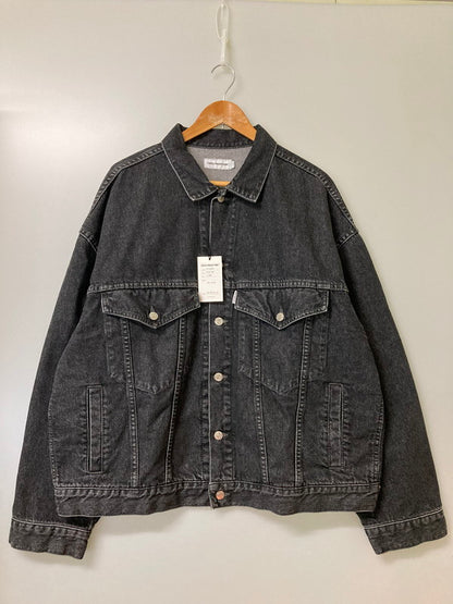 【中古美品】【メンズ】 COOTIE PRODUCTION クーティープロダクションズ 3RD TYPE DENIM JACKET CTE-24S202 デニムジャケット アウター 142-251216-jt-12-min サイズ：XL カラー：ブラック 万代Net店