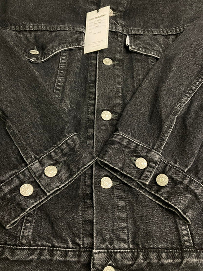 【中古美品】【メンズ】 COOTIE PRODUCTION クーティープロダクションズ 3RD TYPE DENIM JACKET CTE-24S202 デニムジャケット アウター 142-251216-jt-12-min サイズ：XL カラー：ブラック 万代Net店