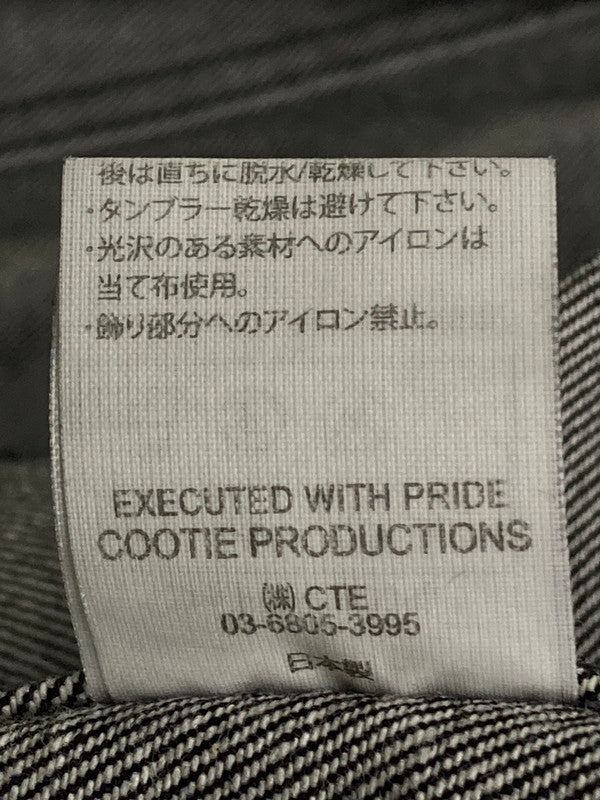 【中古美品】【メンズ】 COOTIE PRODUCTION クーティープロダクションズ 3RD TYPE DENIM JACKET CTE-24S202 デニムジャケット アウター 142-251216-jt-12-min サイズ：XL カラー：ブラック 万代Net店