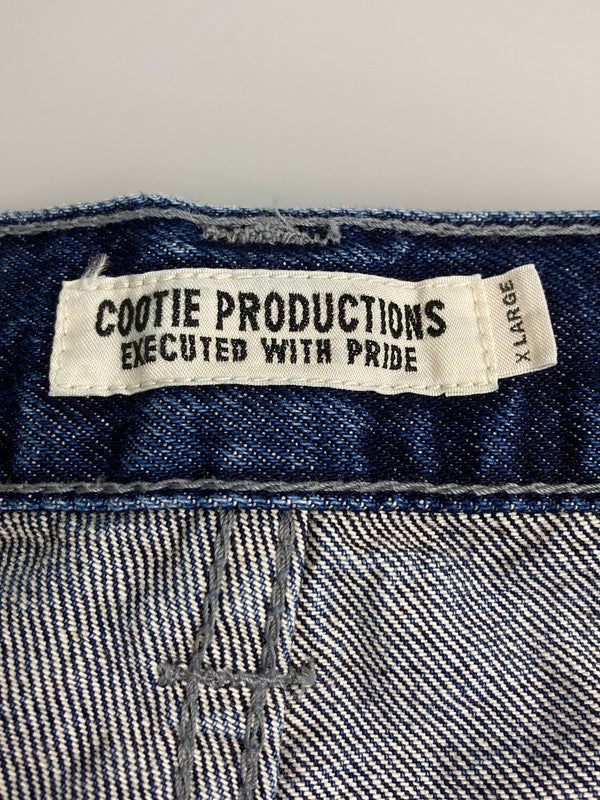 【中古美品】【メンズ】 COOTIE PRODUCTION クーティープロダクションズ 5 POCKET BAGGY DENIM PANTS CTE-23A104 5ポケット バギー デニムパンツ ボトムス 153-251216-jt-18-min サイズ：XL カラー：インディゴ 万代Net店