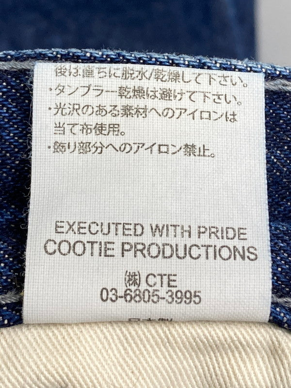 【中古美品】【メンズ】 COOTIE PRODUCTION クーティープロダクションズ 5 POCKET BAGGY DENIM PANTS CTE-23A104 5ポケット バギー デニムパンツ ボトムス 153-251216-jt-18-min サイズ：XL カラー：インディゴ 万代Net店