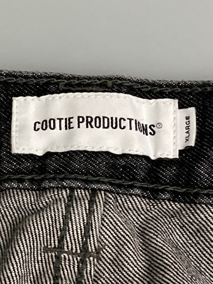 【中古美品】【メンズ】 COOTIE PRODUCTION クーティープロダクションズ 5 POCKET BAGGY DENIM PANTS CTE-24S104 5ポケット バギー デニムパンツ ボトムス 153-251216-jt-19-min サイズ：XL カラー：ブラックインディゴ 万代Net店