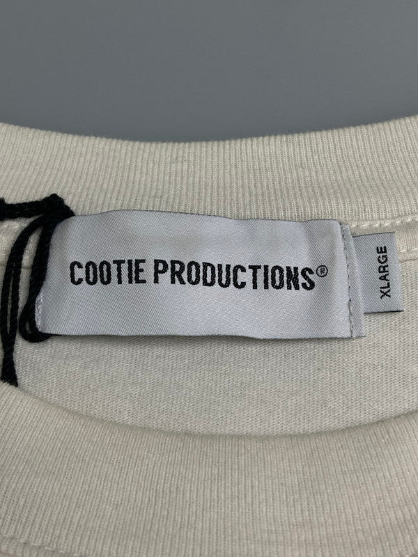 【中古美品】【メンズ】 COOTIE PRODUCTION クーティープロダクションズ MVS JERSEY PRINT S S TEE CTE-24S327 プリント Tシャツ トップス 142-251216-jt-06-min サイズ：XL カラー：アイボリー 万代Net店