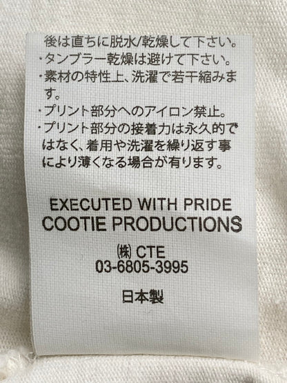 【中古美品】【メンズ】 COOTIE PRODUCTION クーティープロダクションズ MVS JERSEY PRINT S S TEE CTE-24S327 プリント Tシャツ トップス 142-251216-jt-06-min サイズ：XL カラー：アイボリー 万代Net店