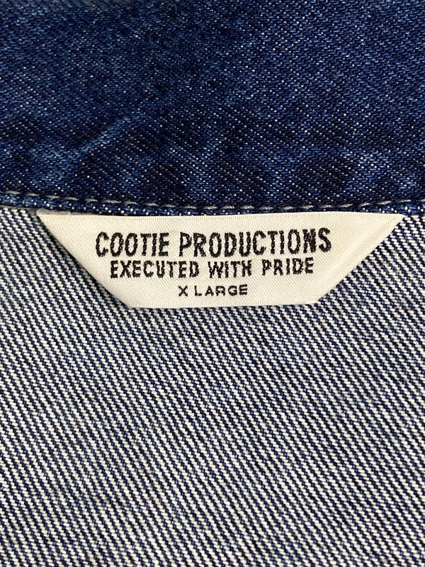 【中古美品】【メンズ】 COOTIE PRODUCTION クーティープロダクションズ CTE-23A204 3RD TYPE DENIM JACKET デニムジャケット アウター 142-251216-jt-11-min サイズ：XL カラー：インディゴ 万代Net店