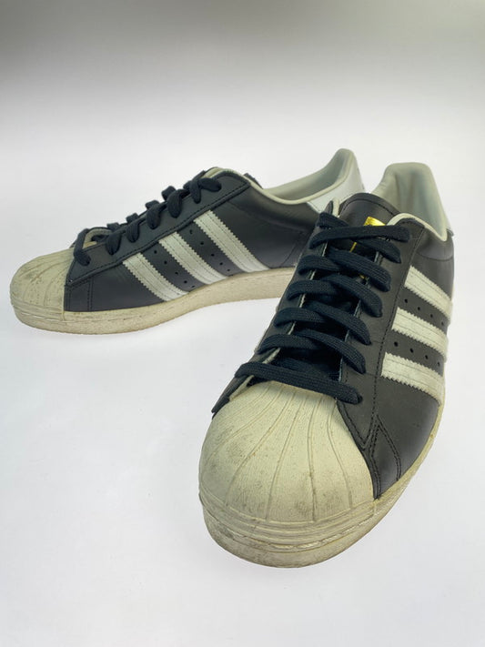 【中古品】【メンズ】 adidas アディダス SUPER STAR 80S G61069 オリジナルス スーパースター 80S スニーカー 靴 メンズ シューズ 160-251218-em-05-min サイズ：26.0cm カラー：ブラック/ホワイト 万代Net店