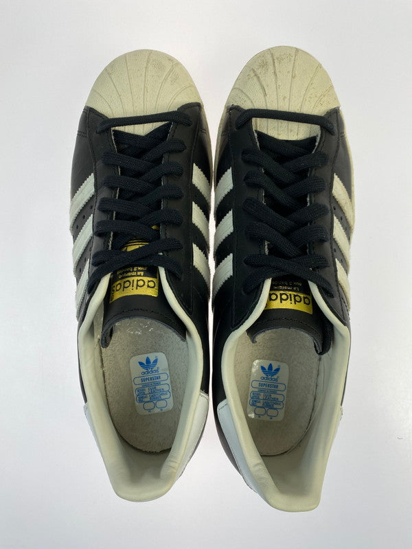 【中古品】【メンズ】 adidas アディダス SUPER STAR 80S G61069 オリジナルス スーパースター 80S スニーカー 靴 メンズ シューズ 160-251218-em-05-min サイズ：26.0cm カラー：ブラック/ホワイト 万代Net店