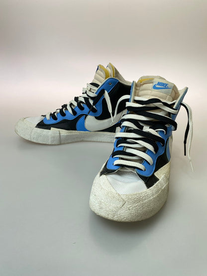 【現状渡し品】【メンズ】 NIKE ナイキ × SACAI サカイ BLAZER MID BLACK BLUE BV0072-001 ブレーザーミッド スニーカー 靴 メンズ シューズ 160-251216-em-28-min サイズ：28.5cm カラー：ブラック/ブルー 万代Net店