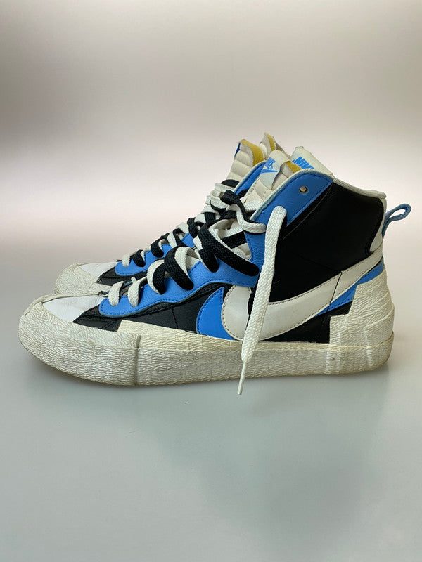 【現状渡し品】【メンズ】 NIKE ナイキ × SACAI サカイ BLAZER MID BLACK BLUE BV0072-001 ブレーザーミッド スニーカー 靴 メンズ シューズ 160-251216-em-28-min サイズ：28.5cm カラー：ブラック/ブルー 万代Net店