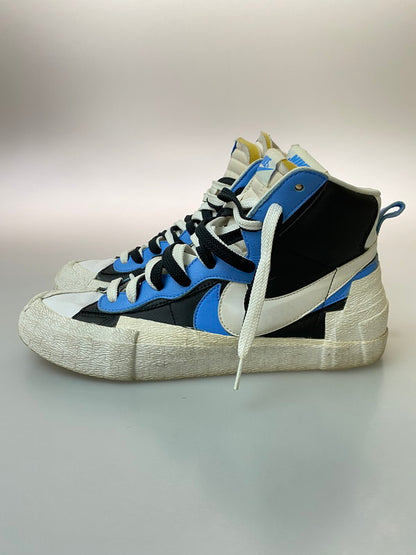 【現状渡し品】【メンズ】 NIKE ナイキ × SACAI サカイ BLAZER MID BLACK BLUE BV0072-001 ブレーザーミッド スニーカー 靴 メンズ シューズ 160-251216-em-28-min サイズ：28.5cm カラー：ブラック/ブルー 万代Net店