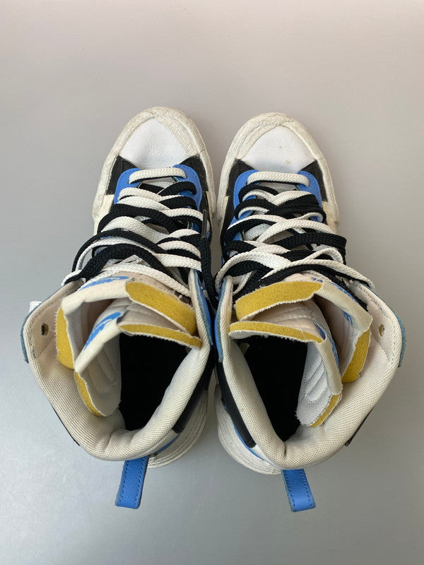 【現状渡し品】【メンズ】 NIKE ナイキ × SACAI サカイ BLAZER MID BLACK BLUE BV0072-001 ブレーザーミッド スニーカー 靴 メンズ シューズ 160-251216-em-28-min サイズ：28.5cm カラー：ブラック/ブルー 万代Net店