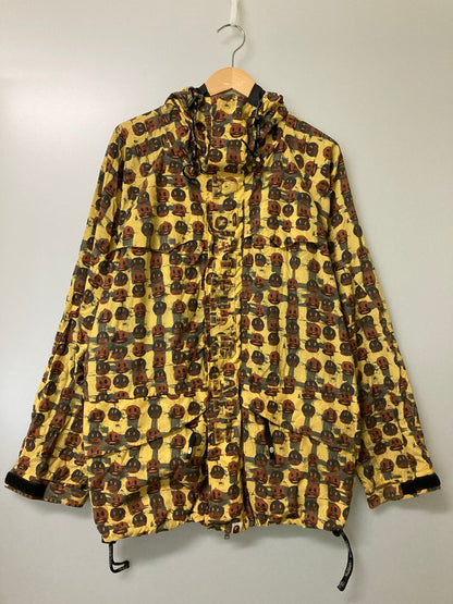 【中古品】【メンズ】 A BATHING APE アベイシングエイプ PEEL SLOWLY AND SEE ×GARY PANTHER JACKET ピール スローリー アンド シー ゲイリー パンサー ジャケット アウター 142-251216-jt-10-min サイズ：M カラー：イエロー系 万代Net店